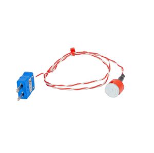 Termocoppia magnetica con pulsante di trazione JIS tipo K da 0,7 kg, isolata in PTFE con connettore maschio miniaturizzato - 1 m